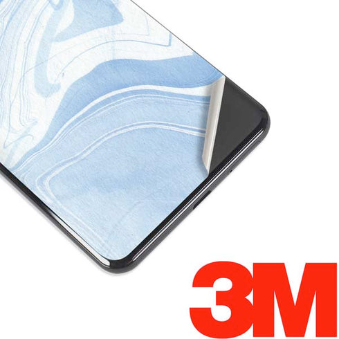 Blue Marbling Google Pixel 3 XL Skin